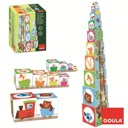 Goula Cubes Empilables Forêt